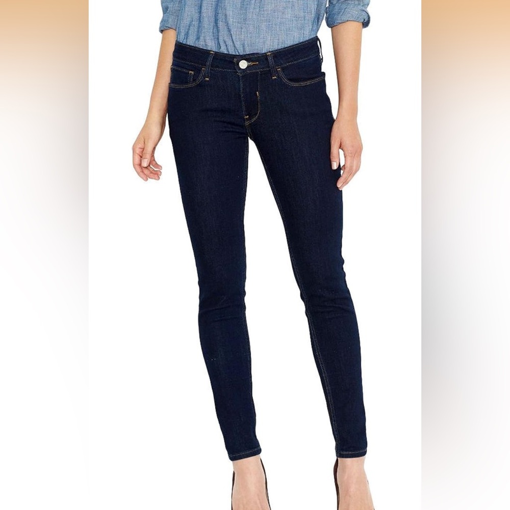 Levi’s 535 Super Skinny Dark Indigo Skinny Jeans Size 27